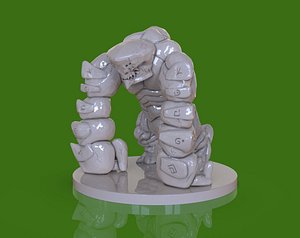 Golem Sculpture 3D model