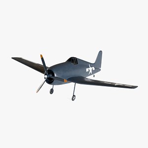 Grumman F6F 3D model