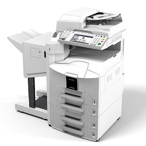 3d model kyocera taskalfa color