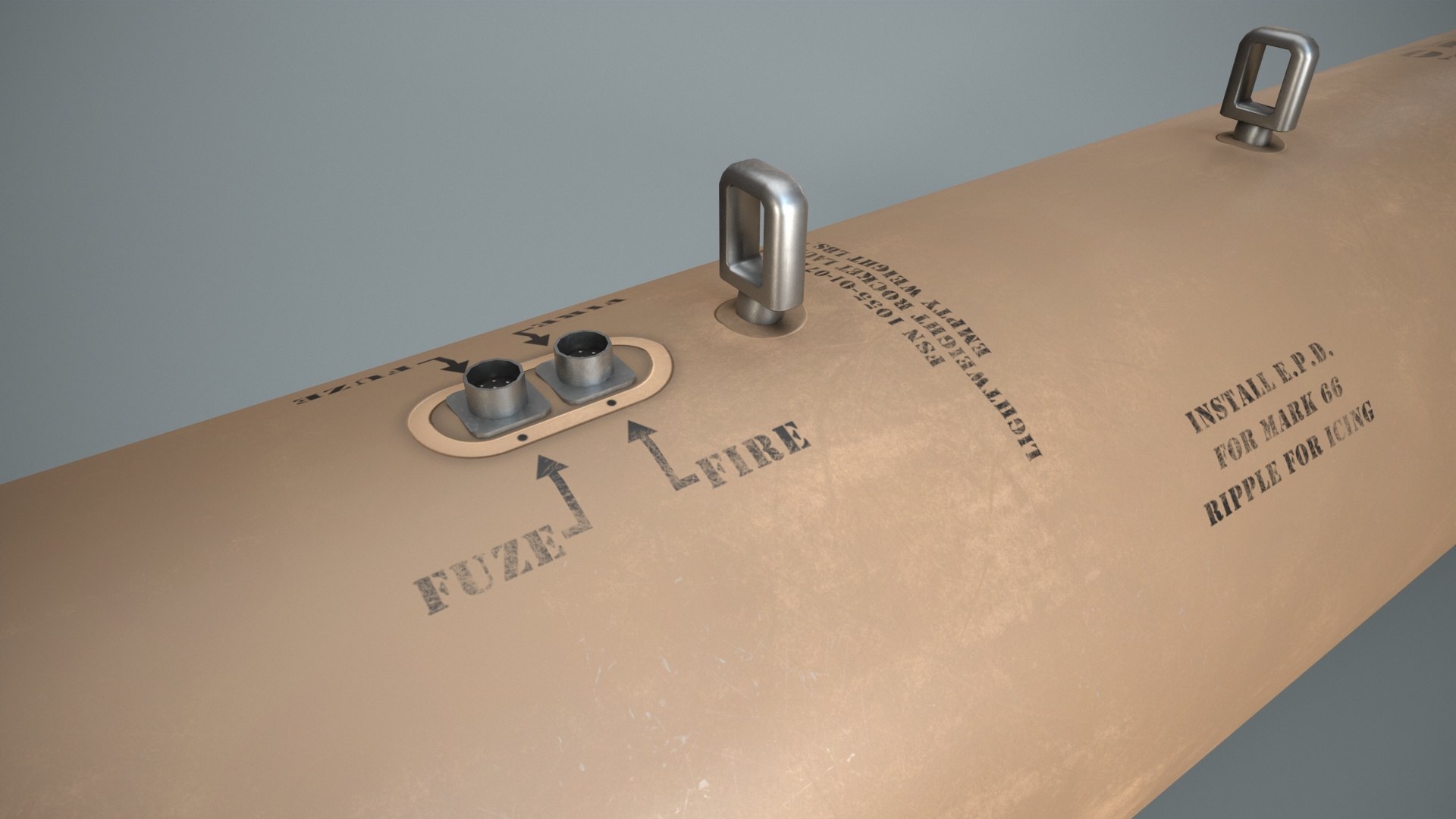Missile Launcher M-261 3D Model - TurboSquid 2064242