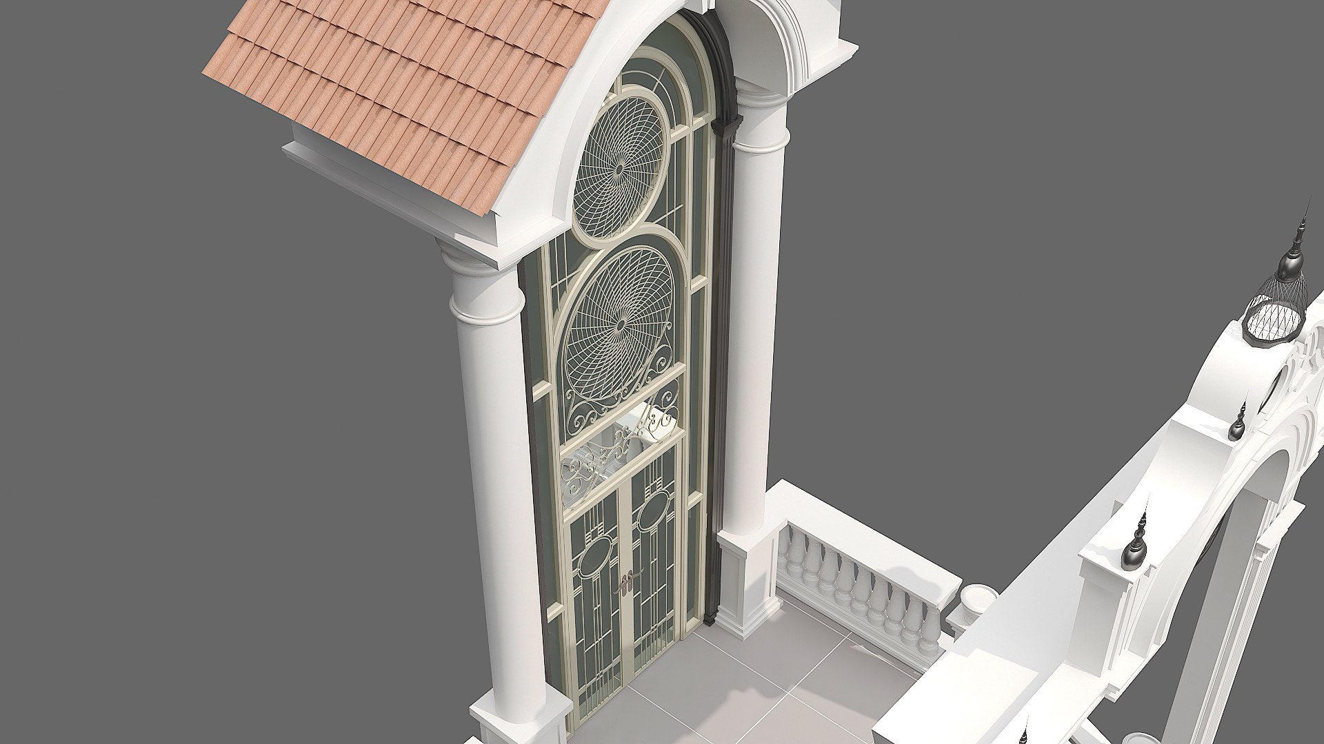 Classic Door Gate 1 Model - TurboSquid 1941354