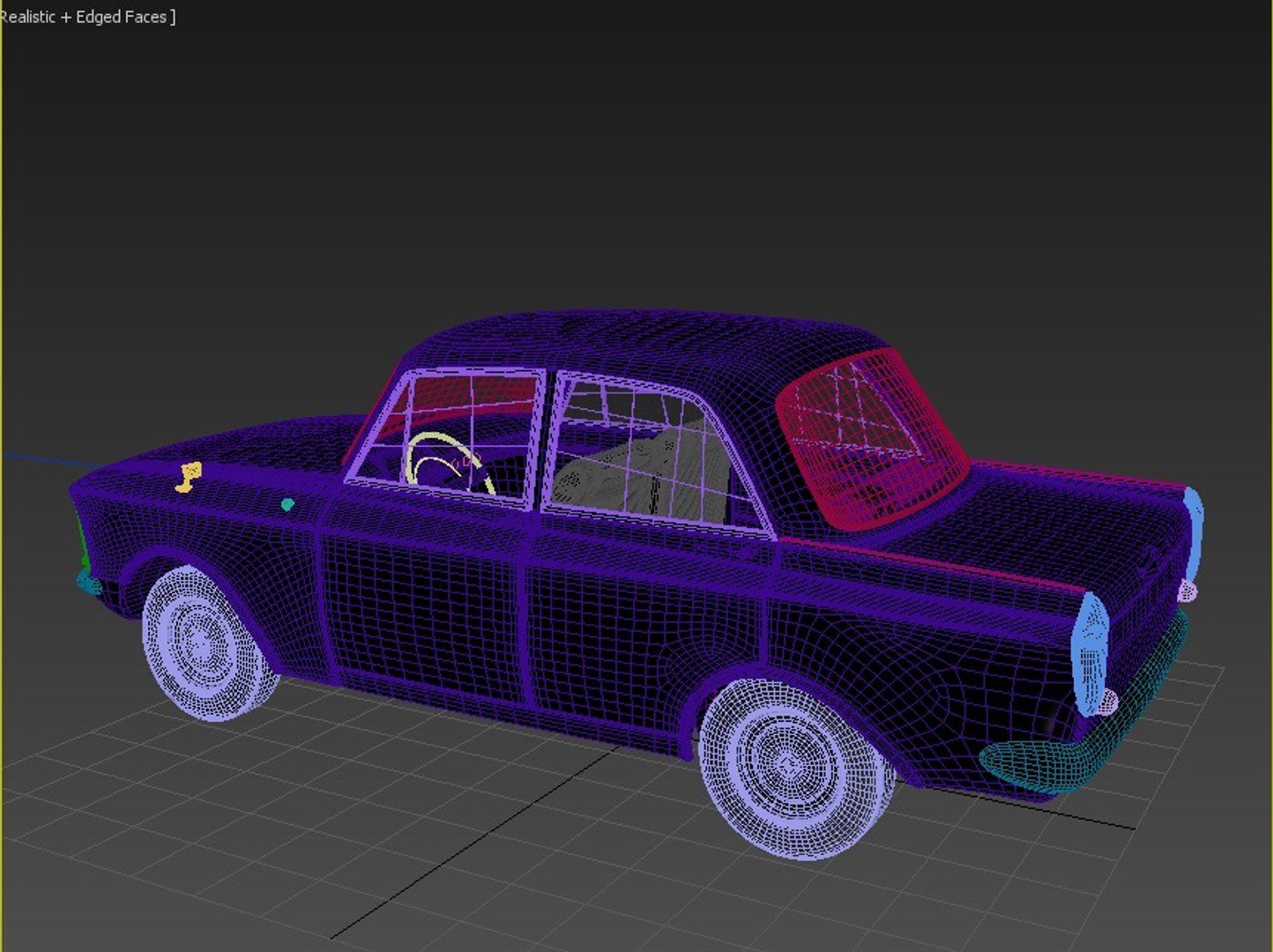 Ussr Car Moskwich 408 3d Obj