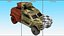 Vehículo interceptor militar con camuflaje