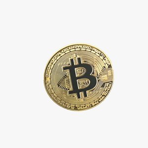 3D Bitcoin -Lowpoly- coin