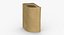 Brown Stand up Zipper Pouche 250g - Open and Closed