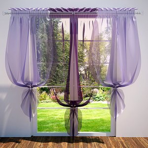 curtains blinds 3d 3ds