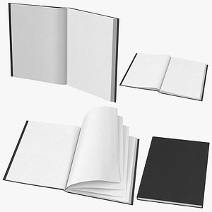 large bound sketchbook 3D