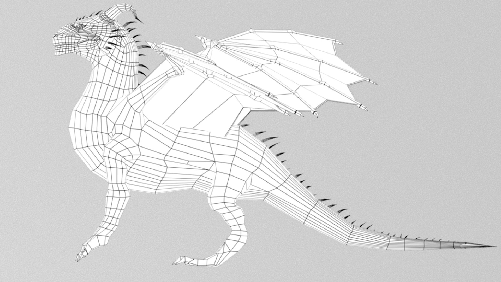3D Dragon Rig Uv - TurboSquid 1314055