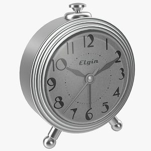 3ds max elgin tradiational alarm clock
