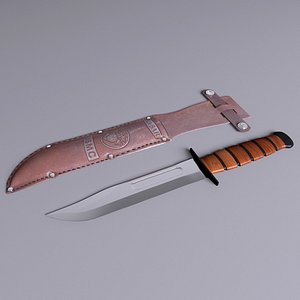 knife 3d obj