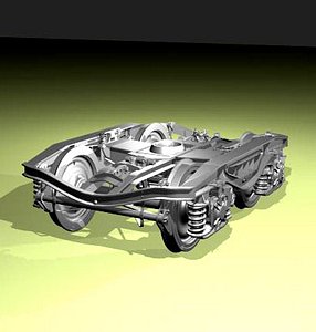 bogie machine modelled max