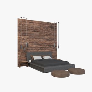 bedroom bed 3D model