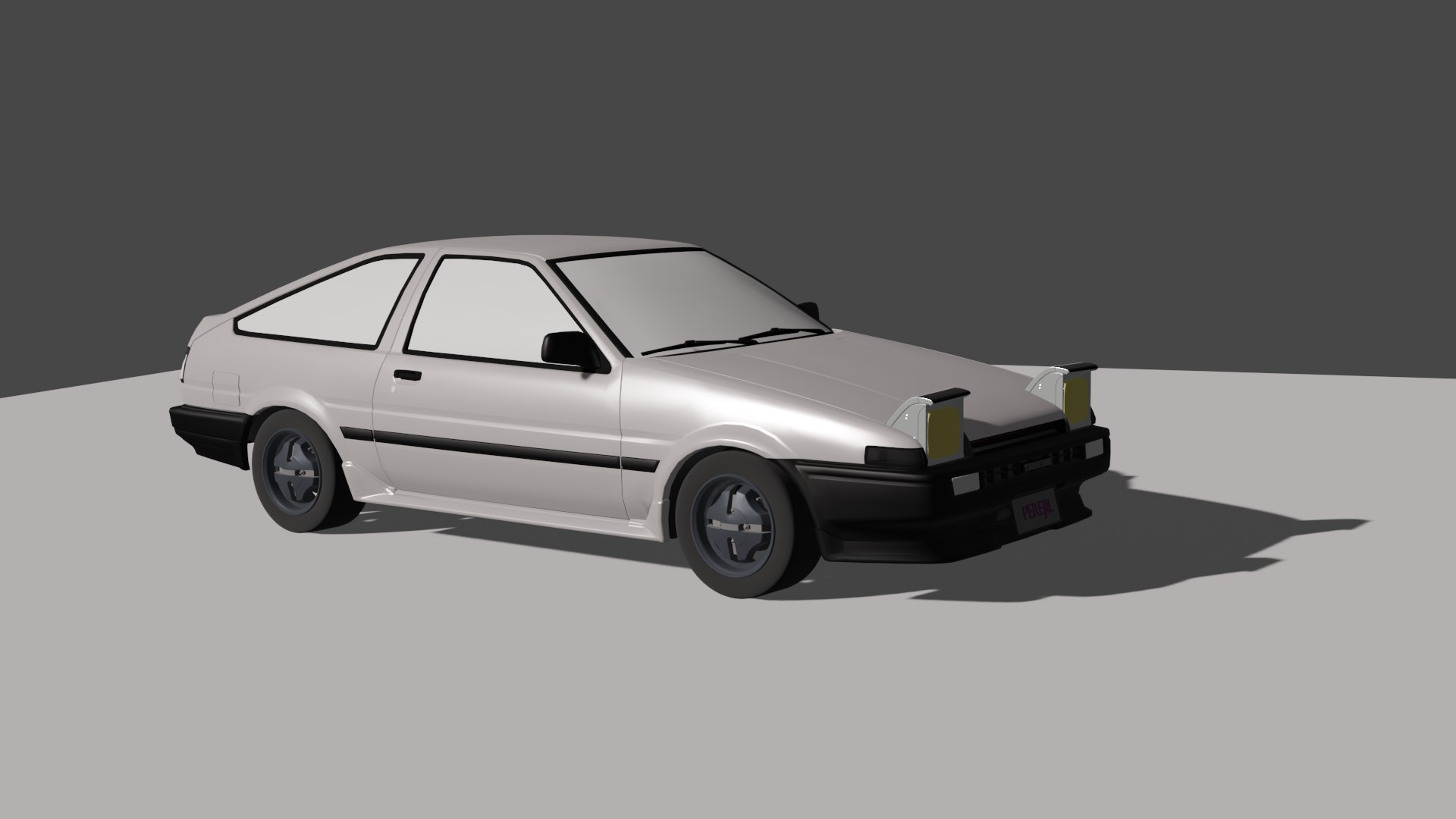 Toyota AE86 3D model - TurboSquid 1999699