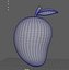 Mango Modelo 3D de baja poli