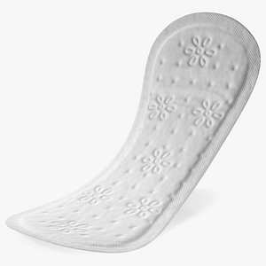 Curved Sanitary Napkin Pad