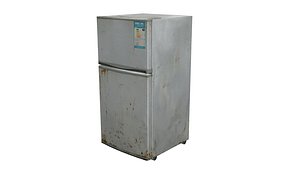 3D Old Freezer model