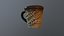 Mug cup clay hand-made