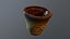 Mug cup clay hand-made