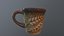 Mug cup clay hand-made
