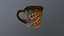 Mug cup clay hand-made