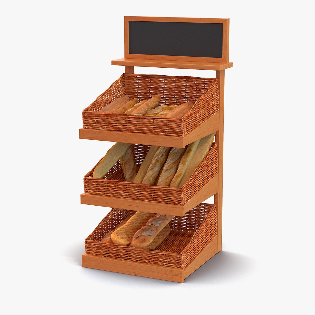 Bakery Display 4 3D Model 3D model preview