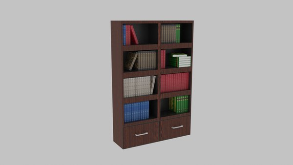 Modelo 3d Bookcase - TurboSquid 2034776