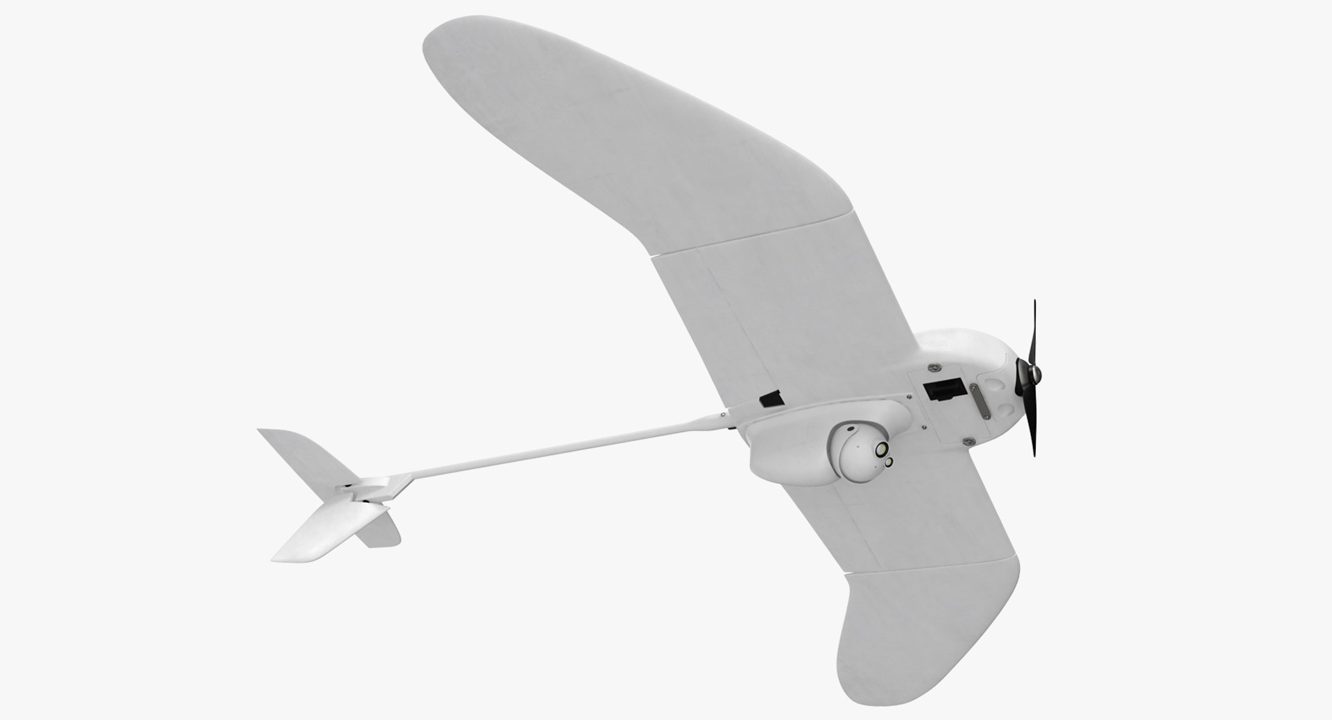 Micro Air Vehicle Wasp AE Rigged 3D model preview