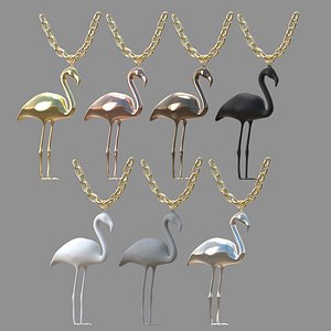 flamingo locket