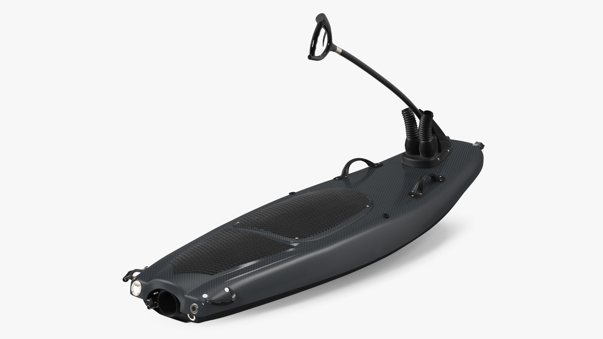 Carbon Jet Surfboard 3D model preview