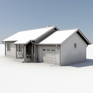 3d story house model