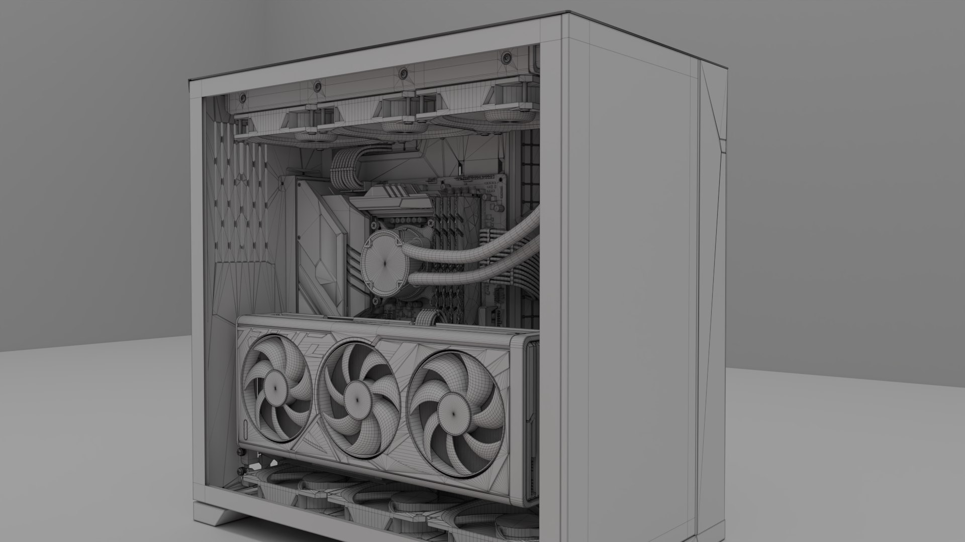 3D Model High-Performance Gaming PC - Ultra-Detailed 3D Model ...