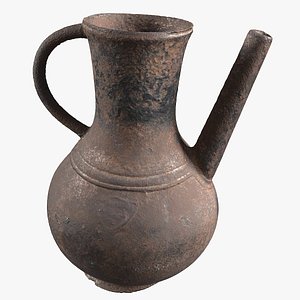 3D Old Rusted Pitcher 3D Scanned model