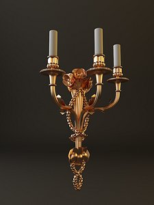 candelabrum materials 3d max