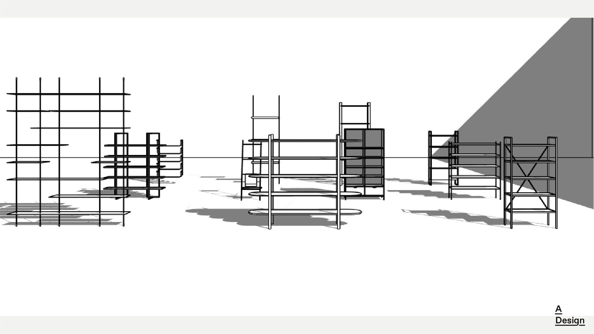 3D Shelving Pack Of Revit Families TurboSquid 2151424