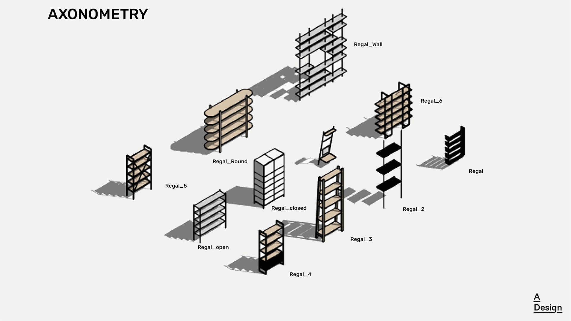 3D Shelving Pack Of Revit Families TurboSquid 2151424