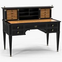 Moissonnier ref 586 Empire Bureau A Gradin Desk