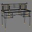 Moissonnier ref 586 Empire Bureau A Gradin Desk