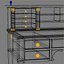 Moissonnier ref 586 Empire Bureau A Gradin Desk