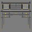 Moissonnier ref 586 Empire Bureau A Gradin Desk