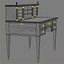 Moissonnier ref 586 Empire Bureau A Gradin Desk