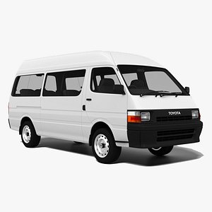 3D Toyota Hiace Commuter