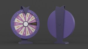 3D Wheel of Fortune model