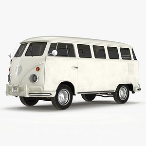 Volkswagen Type 2 Transporter Bus Simple Interior model