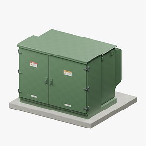 Pad-Mounted Distribution Transformer with Service Doors