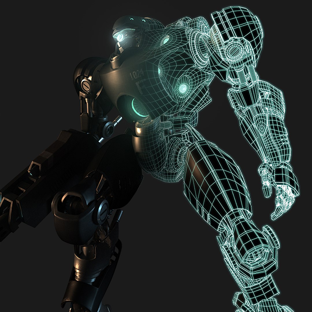 Robot Rigged 3d Ma