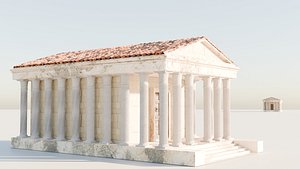 Roman Temple model