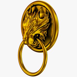 3D door knocker