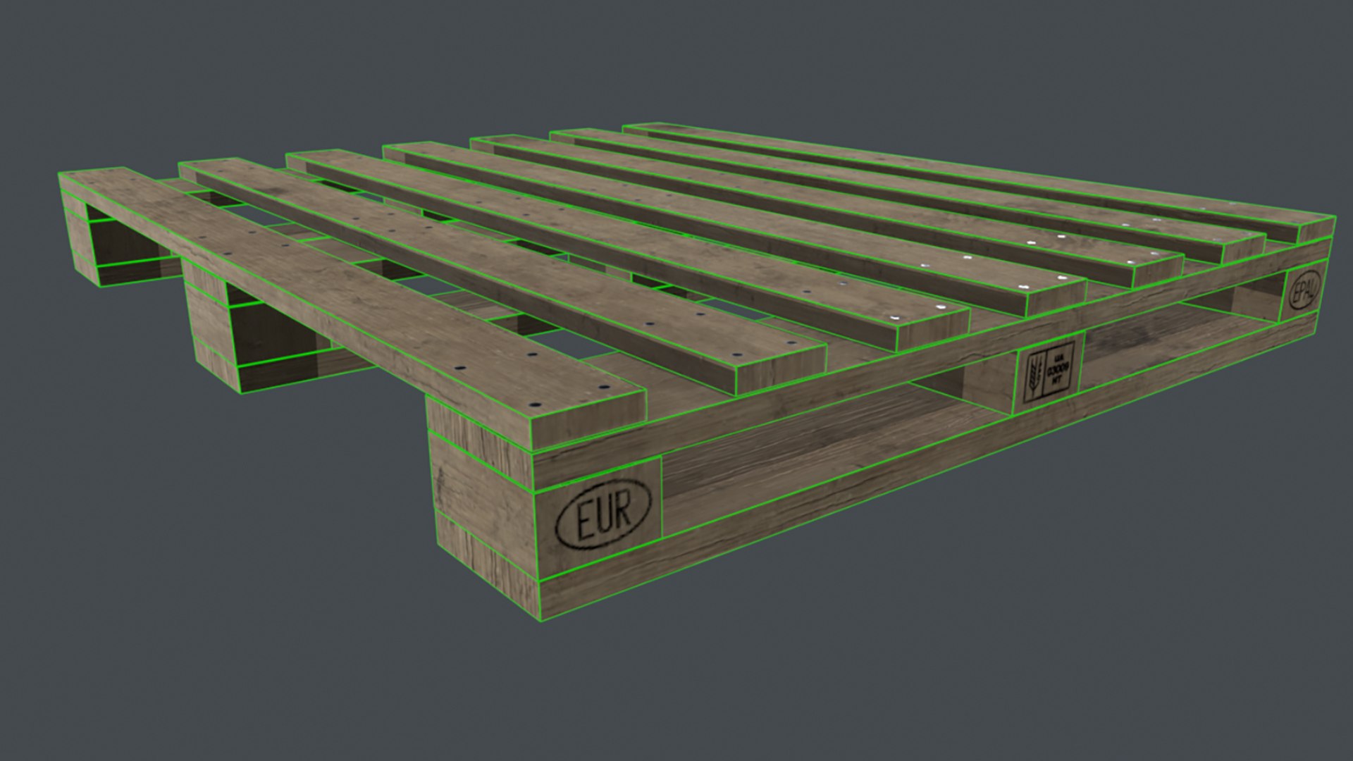 Warehouse Barrels-Pallets-Crates-Traffic Elements Collection 3D Model ...