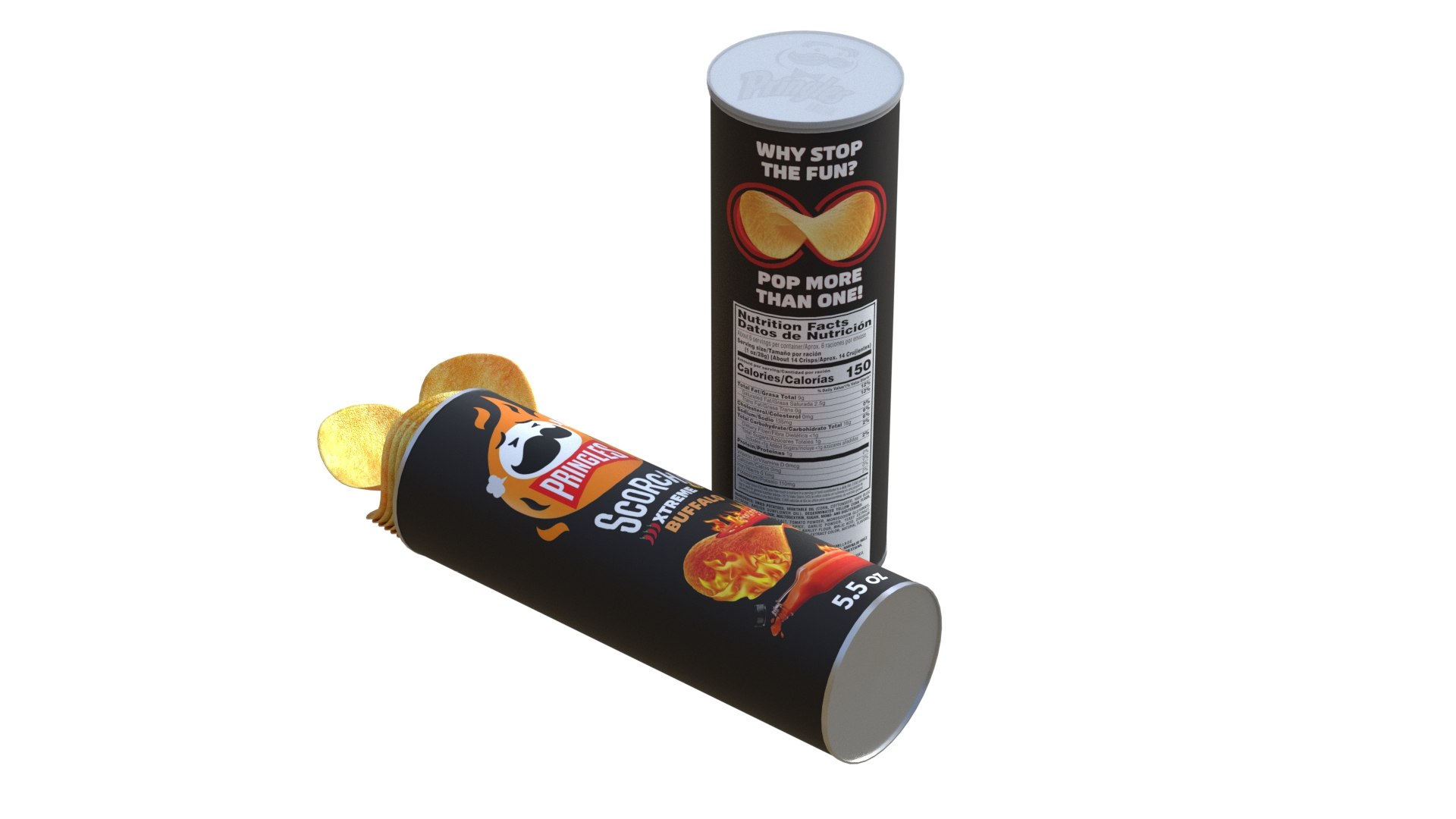 3D Pringles scorchin buffalo model https://p.turbosquid.com/ts-thumb/jX/GFWI51/Lf/4/jpg/1741434583/1920x1080/fit_q87/14c74348c34410910c380b214930e6496a23ec9a/4.jpg