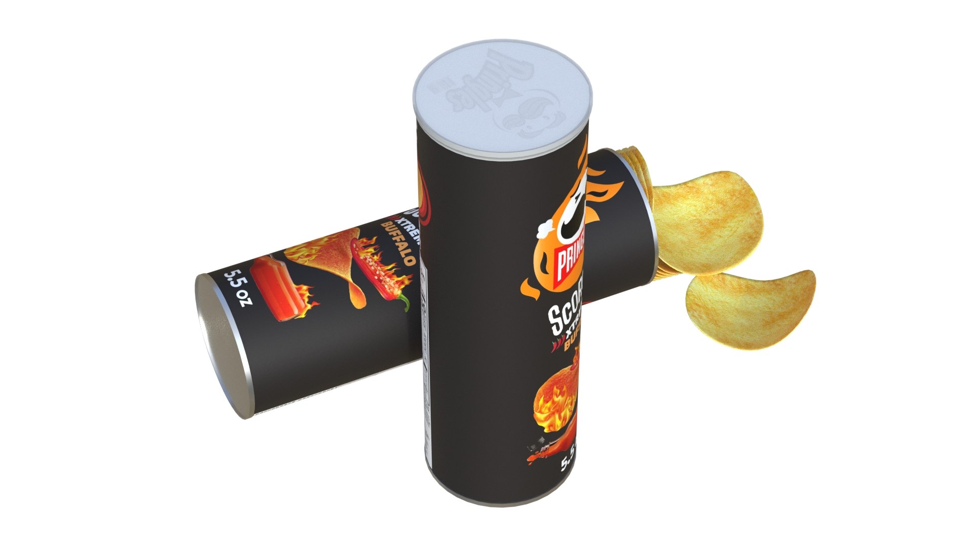 3D Pringles scorchin buffalo model https://p.turbosquid.com/ts-thumb/jX/GFWI51/YS/3/jpg/1741434582/1920x1080/fit_q87/b7aaf0e263de2a9b37e2893852b0fdde43a9a173/3.jpg